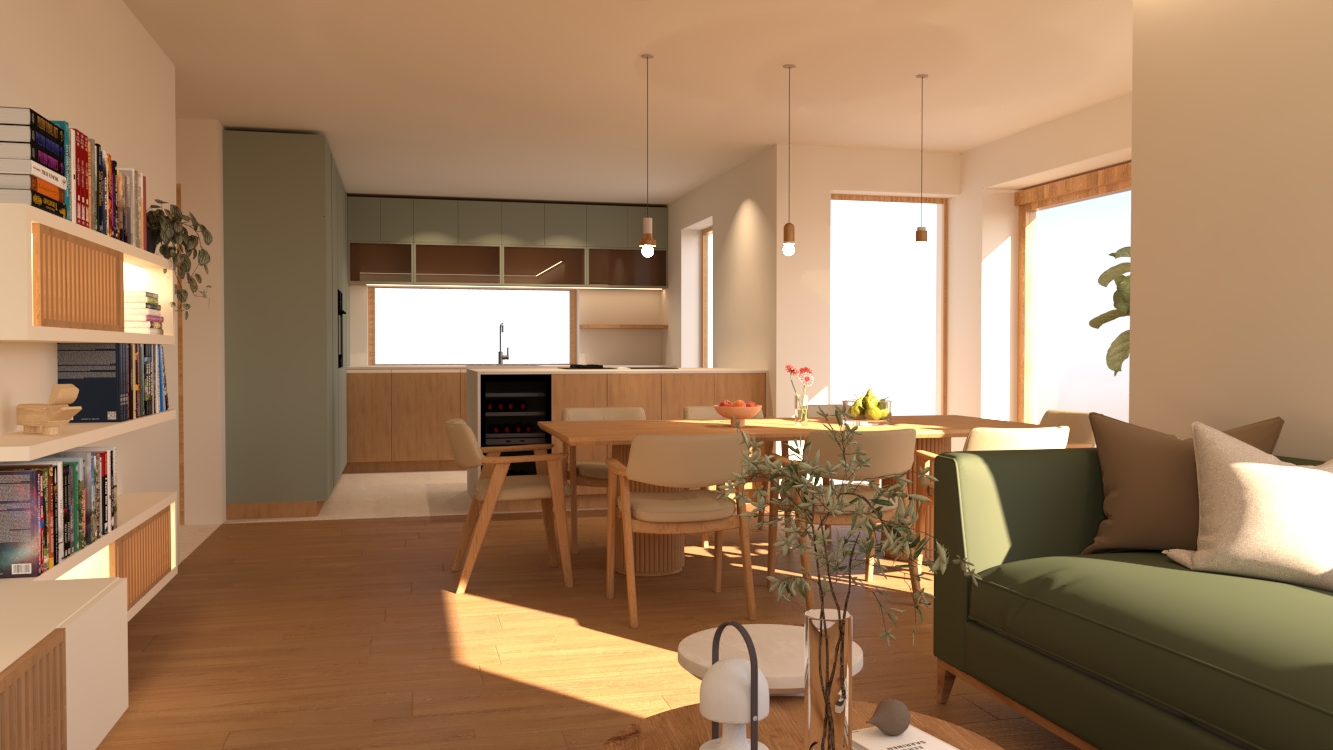 Hiša BG — notranje oblikovanje Nova Dvojina