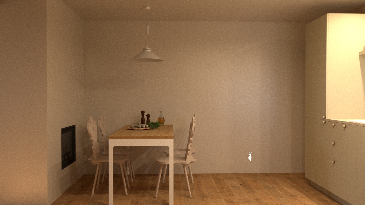 Cimprana hiša Haloze — kamin